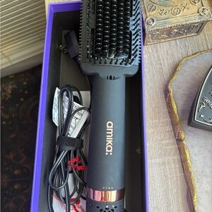 Amika Black and Gold Hair Brush Dryer